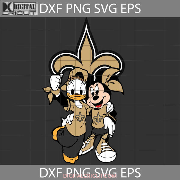 Daffy Duck And Minnie Love New Orleans Saints Svg Nfl Football Team Cricut File Clipart Png Eps Dxf