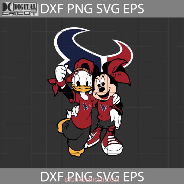Daffy Duck And Minnie Love Houston Texans Svg Nfl Football Team Cricut File Clipart Png Eps Dxf