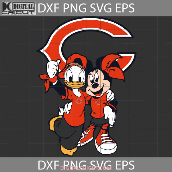 Daffy Duck And Minnie Love Chicago Bears Svg Nfl Football Team Cricut File Clipart Png Eps Dxf