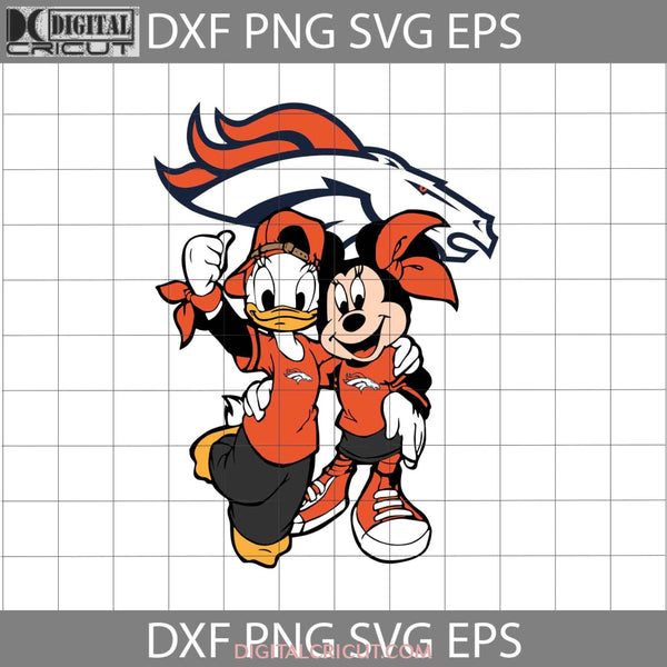 Daffy Duck And Minnie Love Denver Broncos Svg Nfl Football Team Cricut File Clipart Png Eps Dxf