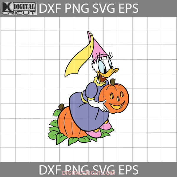 Daisy Duck Pumpkin Svg Cuties Svg Halloween Gift Cricut File Clipart Png Eps Dxf