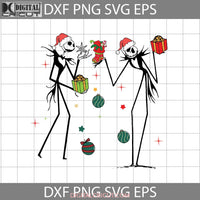 Dancing Skeletons Svg Christmas Skeleton Gift Cricut File Clipart Png Eps Dxf