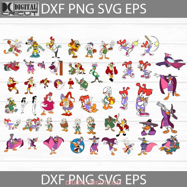 Darkwing Duck Svg Bundle Cartoon Crcicut File Clipart Png Eps Dxf