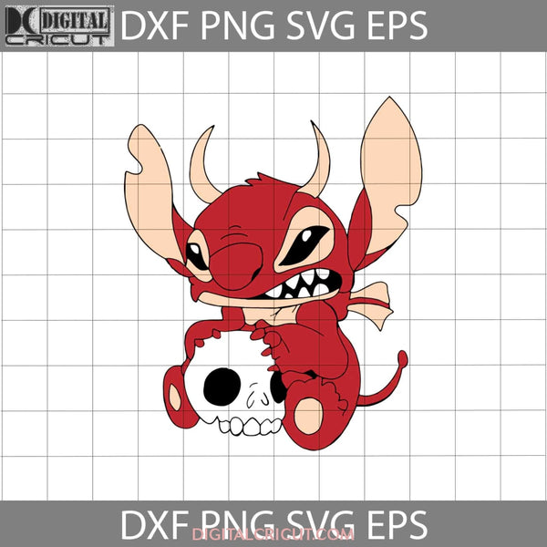 Demon Stitch Svg Mouse Cuties Svg Cartoon Halloween Gift Svg Cricut File Clipart Png Eps Dxf