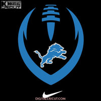 Detroit Lions Svg, Ball Svg, NFL Svg, Football Svg, Cricut File, Clipart, Silhouette, Love Football Svg, Png, Eps, Dxf