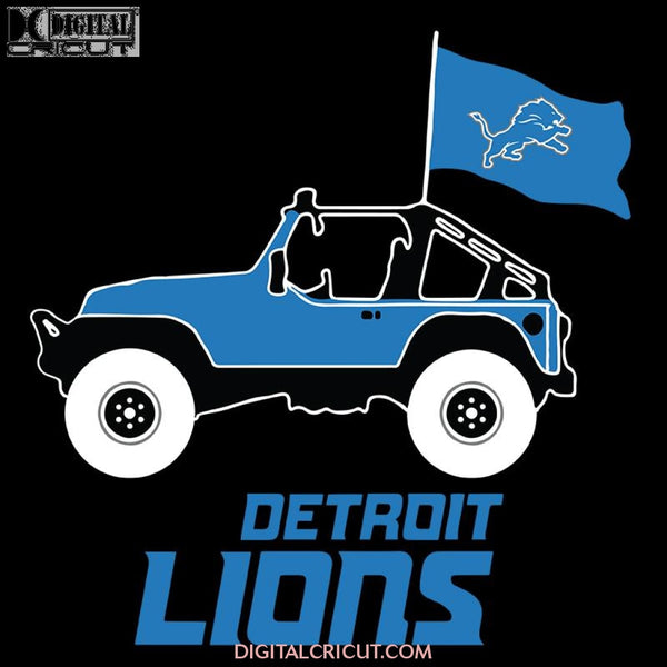 Detroit Lions Svg, Jeep Svg, Cricut File, Clipart, Football Svg, Sport Svg, Love Sport Svg, Love Football Svg, NFL Svg, Png, Eps, Dxf