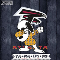 Atlanta Falcons Snoopy Dabbing Svg, NFL Svg, Football Svg, Cricut File, Svg
