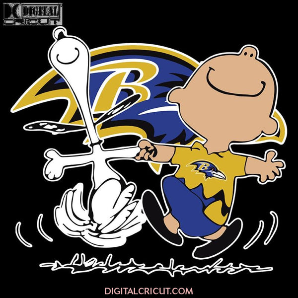 Baltimore Ravens Svg, Snoopy And Peanut Svg, Cricut File, Clipart, NFL Svg, Football Svg, Sport Svg, Love Football Svg, Png, Eps, Dxf 2