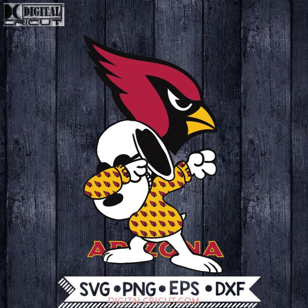 Arizona Cardinals Snoopy Dabbing Svg, NFL Svg, Football Svg, Cricut File, Svg