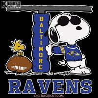 Snoopy Joe Cool And Woodstock The Baltimore Ravens NFL Svg, Snoopy Ravens Svg, NFL Svg, Sport Svg, Football Svg, Cricut File, Clipart