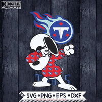 Tennessee Titans Snoopy Dabbing Svg, NFL Svg, Football Svg, Cricut File, Svg