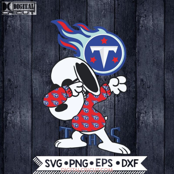 Tennessee Titans Snoopy Dabbing Svg, NFL Svg, Football Svg, Cricut File, Svg