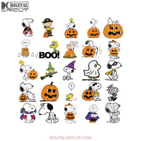 Snoopy Halloween Svg, Halloween Svg, Snoopy Funny Svg, Cricut File, Clipart, Cartoon Svg, Bundle