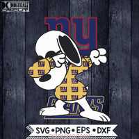 New York Giants Snoopy Dabbing Svg, NFL Svg, Football Svg, Cricut File, Svg
