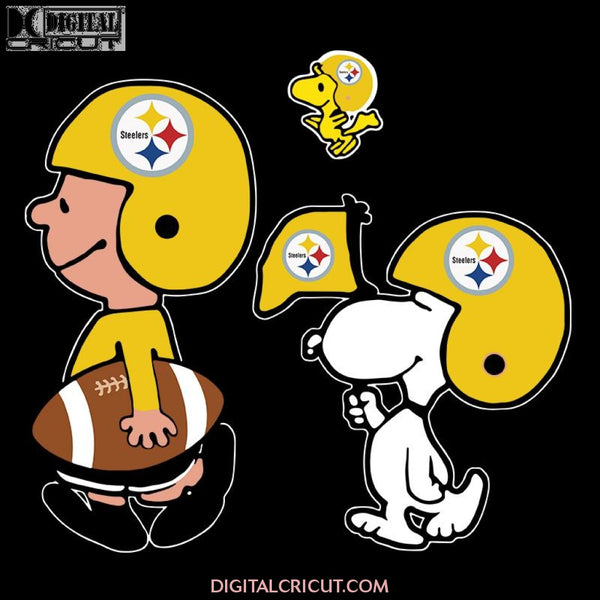 Pittsburgh Steelers Svg, Snoopy And Peanut Svg, Cricut File, Clipart, NFL Svg, Football Svg, Sport Svg, Love Football Svg, Png, Eps, Dxf 3