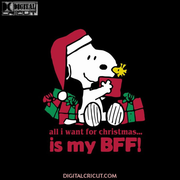 Peanuts Snoopy Gifts BFF Christmas Svg, Snoopy Funny Svg, Snoopy Svg, Christmas Svg, Merry Christmas Svg, Cricut File, Clipart, Christmas Light Svg, Png, Eps, Dxf