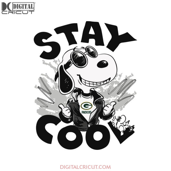 Packers Stay Cool Snoopy Svg, Green Bay Packers Svg, Packers Quotes, Cricut Silhouette, Clipart, NFL Svg, Football Svg, Sport Svg