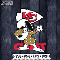 Kansas City Chiefs Snoopy Dabbing Svg, NFL Svg, Football Svg, Cricut File, Svg
