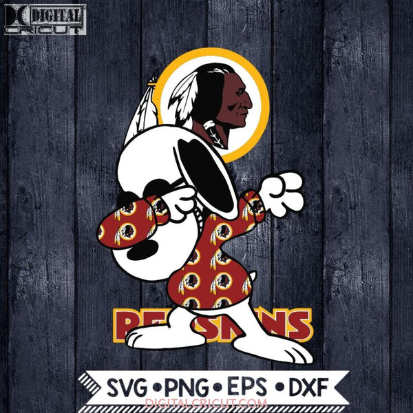Washington Redskins Snoopy Dabbing Svg, NFL Svg, Football Svg, Cricut File, Svg