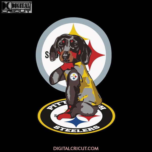Steelers Dog PNG, Pittsburgh Steelers PNG, NFL PNG, Printable PNG File 300 DPI, Football PNG
