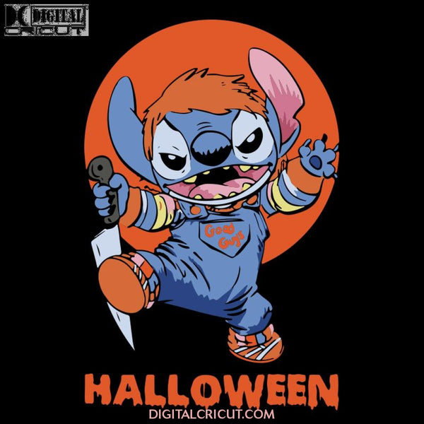 Stitch Chucky Doll Moon Halloween Svg, Stitch Costume Svg, Halloween Svg, Killer Svg, Cricut, Clipart, Disney Svg