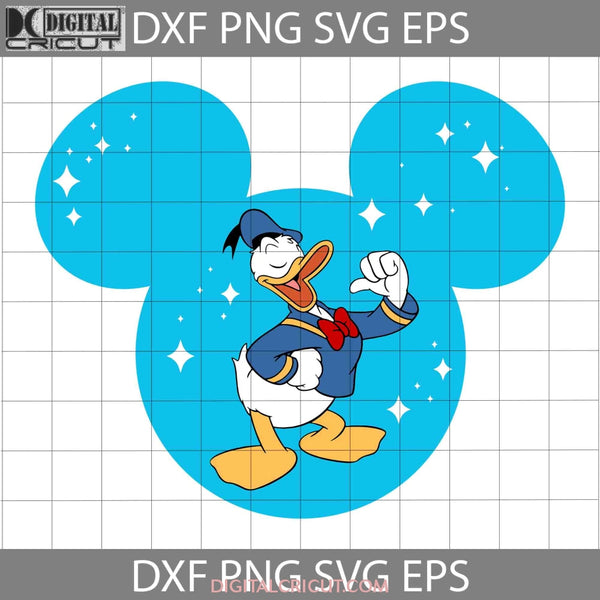 Donald Duck Svg Mickey Mouse Ears And Friends Cartoon Cricut File Clipart Png Eps Dxf