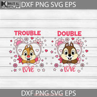 Double Trouble Heart Svg Love Bundle Valentines Day Cricut File Clipart Png Eps Dxf