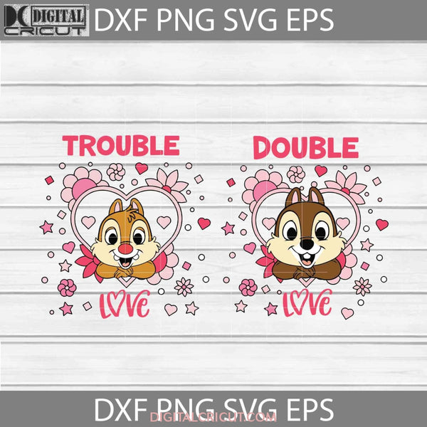 Double Trouble Heart Svg Love Bundle Valentines Day Cricut File Clipart Png Eps Dxf