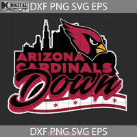 Arizona Cardinals Down Svg Nfl Love Football Team Cricut File Clipart Png Eps Dxf