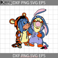 Eeyore And Tiger Costume Svg Winnie The Pooh Bear Cuties Funny Horror Cricut File Clipart Png Eps