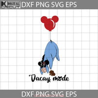 Eeyore Vacay Mode Svg Winnie The Pooh Cartoon Cricut File Clipart Png Eps Dxf