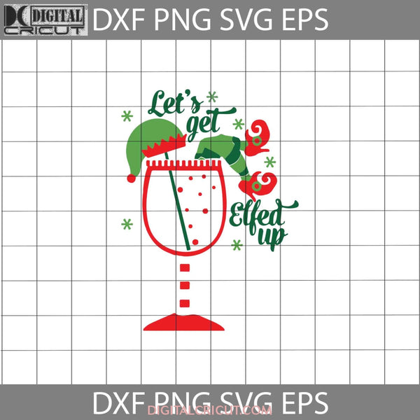 Elf In Wine Glass Svg Svg Christmas Gift Cricut File Clipart Png Eps Dxf