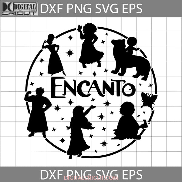 Encanto Family Svg Cartoon Cricut File Clipart Png Eps Dxf