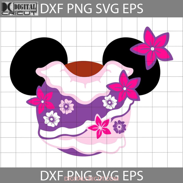 Encanto Minnie Mouse Pink Flowers Svg Cartoon Cricut File Clipart Png Eps Dxf