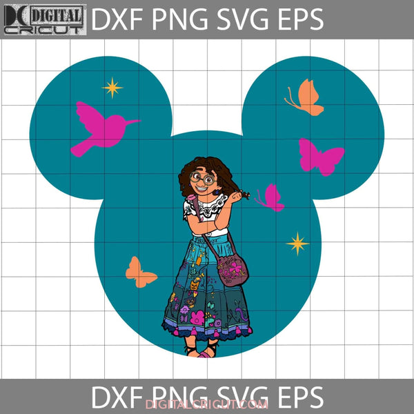 Encanto Mirabel Svg Mickey Ears Artoon Cricut File Clipart Png Eps Dxf