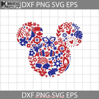 Encanto Svg Mickey Head 4Th Of July Independence Day Usa Flag Cricut File Clipart Png Eps Dxf