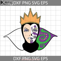 Evil Queen Sugar Skull Svg Cartoon Halloween Cricut File Clipart Png Eps Dxf