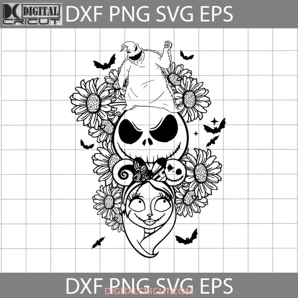 Face Flower Svg Halloween Svg Gift Cricut File Clipart Png Eps Dxf