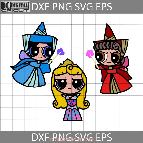 Fairy Godmother Puff Costume Svg Aurora Powerpuff Girls Svg Cartoon Svg Halloween Gift Cricut File