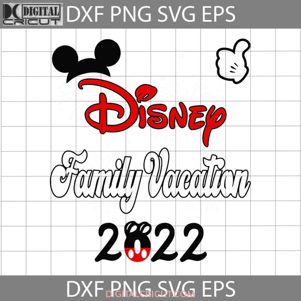 Family Vacation 2022 Svg Cartoon Cricut File Clipart Png Eps Dxf