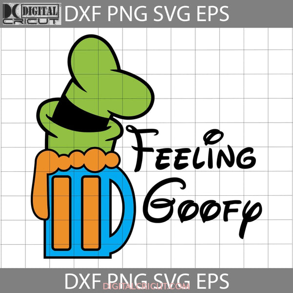 Feeling Goofy Drinking Svg Cartoon Cricut File Clipart Png Eps Dxf