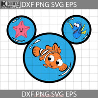 Finding Nemo Ears Svg Cartoon Cricut File Clipart Png Eps Dxf