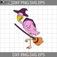 Flamingo Witch Svg Halloween Cricut File Clipart Png Eps Dxf