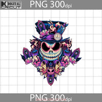 Floral Png Killer Halloween Images Digital 300Dpi