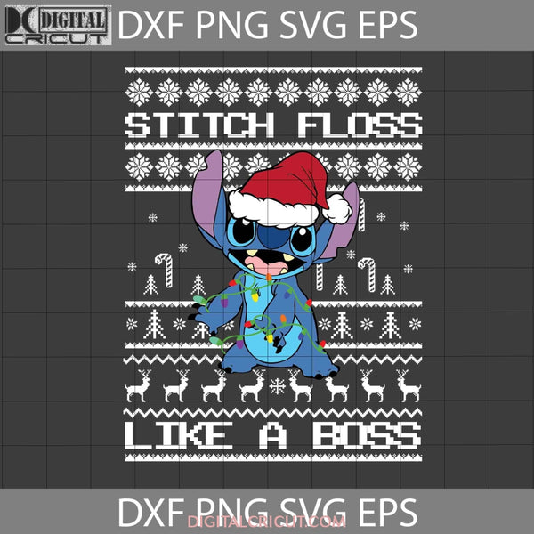 Floss Like A Boss Svg Ugly Christmas Cricut File Clipart Png Eps Dxf