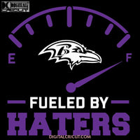 Baltimore Ravens Svg, Fueled By Haters Svg, NFL Svg, Sport Svg, Football Svg, Cricut File, Clipart, Love Football Svg