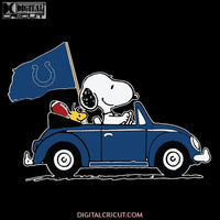 Funny Snoopy Driving Volkswagen Colts Svg, NFL Svg, Cricut File, Clipart, Car Svg, Football Svg, Cricut File, Clipart, Svg, Png, Eps, Dxf