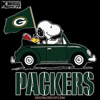 Funny Snoopy Driving Volkswagen Green Bay Packers Svg, NFL Svg, Cricut File, Clipart, Car Svg, Football Svg, Cricut File, Clipart, Svg, Png, Eps, Dxf