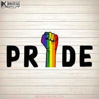 Gay Pride Fist LGBTQ Rainbow SVG PNG DXF EPS Download Files