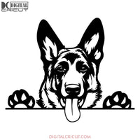 German Shepherd Svg Files For Silhouette Cricut Dxf Eps Png Instant Download